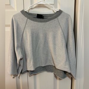 Urban Outfitters cropped sweatshirt material shirt, like new